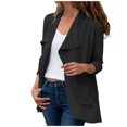 thumbnail image 4 of Cardigan Mode Femme Col en V Manches Longues Poches Veste, 4 of 6