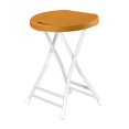 thumbnail image 2 of Folding Stool High Stool Camp Stool Furniture Round Stool Camping Chair Foldable orange, 2 of 9