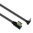 thumbnail image 1 of USB 2.0 Male to USB C Type C Male Angled Data Flat FPC Cable for FPV & Disk & Phone, 1 of 7