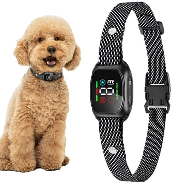 Anti-Bark Collar for Small Dogs, No Shock Anti Barking Collars with 8 Sensitivities, 4 Adjustable Modes Beep & Vibration, IP67 Waterproof - Effective & Humane, Premium Black
