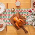 thumbnail image 4 of Christmas Boho Macrame Table Runner, Linen Woven Christmas Decorations Table Runners 72 Inches Long, Xmas Decor Indoor Outdoor Farmhouse Home Kitchen Dining Party Decor Christmas Runner, 4 of 6