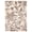 Brun, variante sur Tapis ECARPET Floral Intérieur Extérieur pour Patio, Terrasse, Balcon Collection Liv