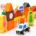 thumbnail image 2 of Building Block Set Creative City Traffic Building Toy Educational Toy for Kids, 2 of 7