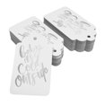 thumbnail image 2 of Inkdotpot Silver Foil Paper Hang Tags Baby It's Cold Outside Baby Shower Favor Tags 50 Pack, 2 of 6