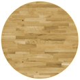 thumbnail image 2 of vidaXL Plateau de Table en Bois de Chêne Massif Rond 44 mm 700 mm, 2 of 4