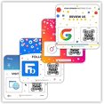 thumbnail image 1 of Social Review Plate -4 Pack Adhesive Instant Reviews Signs - QR Code Review plate for Business, Best Customer Feedback Stand, 1 of 5