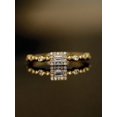 thumbnail image 1 of Bague en Argent Sterling 925 de Style Japonais de Luxe, Forme Carrée de Princesse, Bague Exquise pour Femme, 1 of 5