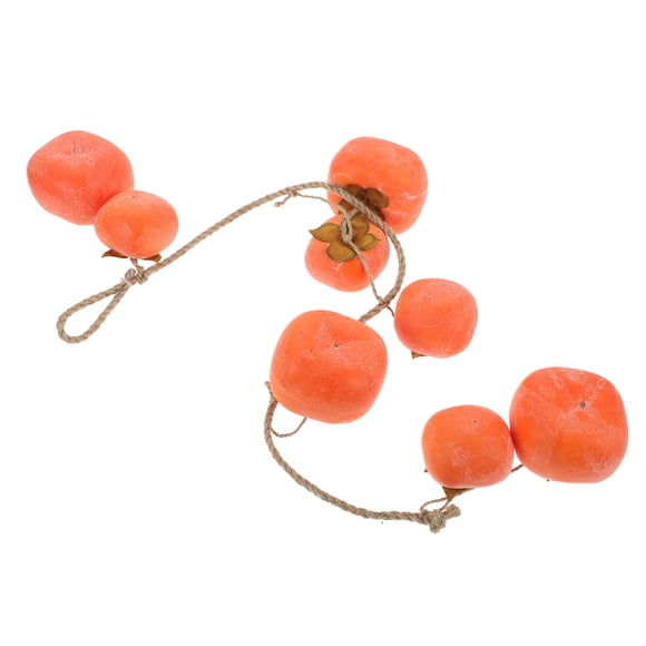 OUNONA 1 Pcs Persimmon Home Decor Artificial Fruits for Photography Prop