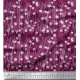 thumbnail image 1 of Soimoi Poly Georgette Fabric Geometrical Check & Aster Floral Print Fabric by Yard 52 Inch Wide, 1 of 3