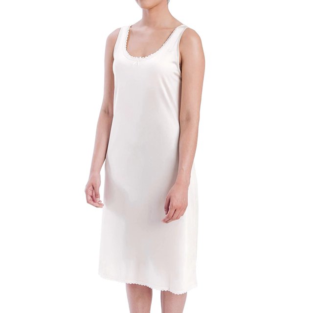 Gemsli Combinaison Intégrale en Nylon Classica pour Femmes avec Petite Dentelle, Sans Adhérence, 46, 45 Pouces,