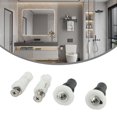 thumbnail image 3 of Mosiee Expansion Screw Set Replacement Stainless Steel Toilet Covers White/Black, 3 of 9