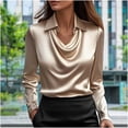 thumbnail image 1 of RKSTN Hauts pour Enseignantes Haut/chemise à Manches Longues à Col Rond Uni pour Femmes, Tenue d'École pour Enseignantes, 1 of 7