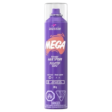Aussie Mega Flexible Hair Spray for Curly Hair, Straight Hair, and Wavy Hair