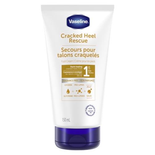 Vaseline Crème pour les Pieds Secours pour Talons Craquelés Non Parfumée, 150 ml