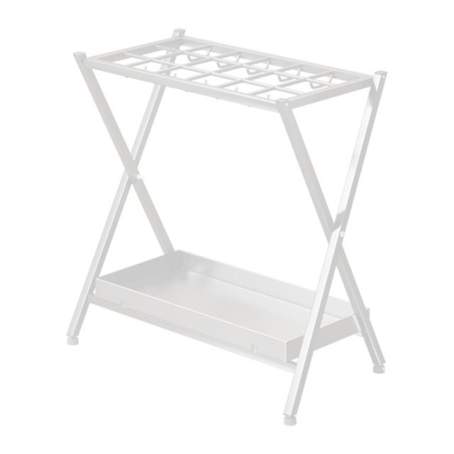 Siruishop Support d'Exposition pour Raquettes de Tennis Support de Rangement pour Raquettes de Badminton Blanc
