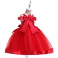 thumbnail image 4 of Robes pour Petite Fille Robe en Tulle Sans Manches à Volants Robe de Printemps pour Filles Robe d'Anniversaire pour Bébé Fille Vêtements d'Été pour Filles 6-7 Ans, 4 of 6
