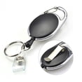 thumbnail image 3 of Officeship 100PCS Packed Retractable Badge Reel Carabiner ID Name Tag-Opaque Pink, 3 of 8