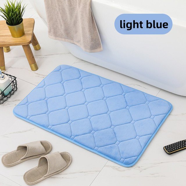 Memory Foam Bath Mat Super Water Absorption Machine Washable Bathroom Rug,Soft,Absorbent Quick Dry Bathmat Floor Rugs