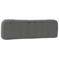 thumbnail image 5 of vidaXL Coussin de Tête de Lit Gris Foncé 193 cm Tissu, 5 of 5
