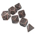 thumbnail image 2 of 7PCS Multi Dimensional Dice Zinc Alloy Dice Entertainment Gambling Playing Dice Set Game Accessories, 2 of 7