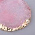 thumbnail image 3 of Abbracc Cosmetic Plate Faux Agate Coasters Cup Mat Pendant - Pink, 3 of 9