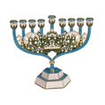 thumbnail image 1 of Giftmark EM-664 Menorah avec Bougeoir Bleu, 1 of 1