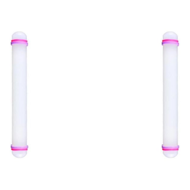 relayinert Rouleau Adhésif Décoration Rouleau de Cuisson Fondant Gâteau Blanc 18 Pouces 2Ensemble