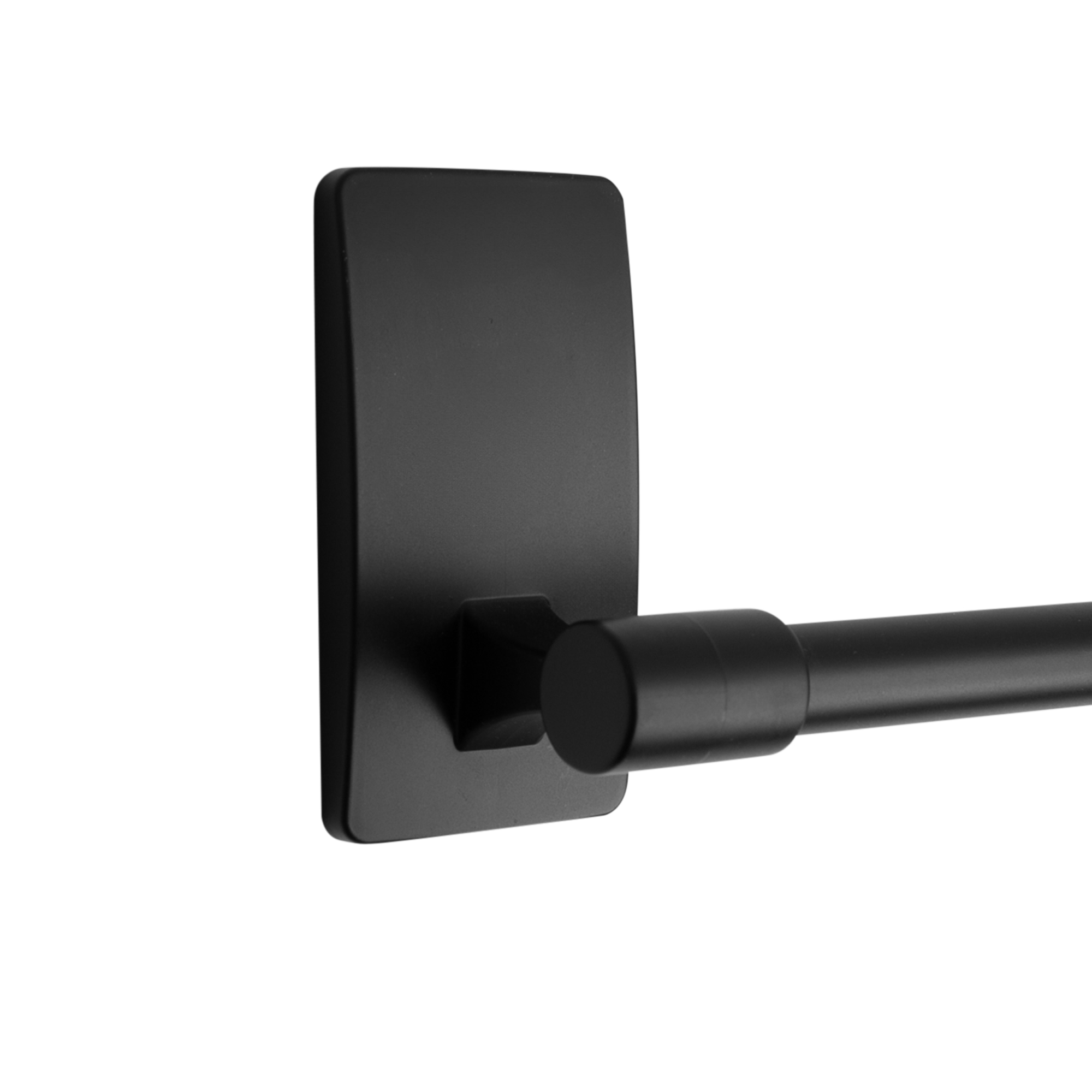 Era Guru Porte-serviettes avec bandes auto-adhésives, noir, 12po.