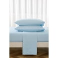 thumbnail image 3 of Ensemble de draps 4 pièces doux en microfibre solide Chaps, bleu, double, 3 of 5