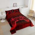 thumbnail image 4 of Erosebridal Geometric Gamepad Comforter Sets Full Size, Abstract Stripe Comforters & Duvets, Gaming Sports Decor, Reversible, 4 of 7