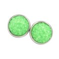 thumbnail image 4 of Boucles d'Oreilles en Acier Inoxydable 12mm Boucles d'Oreilles Bijoux Rond Ornement avec Anti Sensibilité Fine Galvanoplastie Boucles d'Oreilles Rondes pour Mariage, 4 of 6