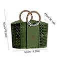 thumbnail image 3 of Dvkptbk Laundry Hamper, Collapsible Laundry Baskets with Easy Carry Handles for Dirty Clothes, Clothes Hampers Bags for Bedroom, Bathroom, Dorm, Laundry Room, 3 of 6