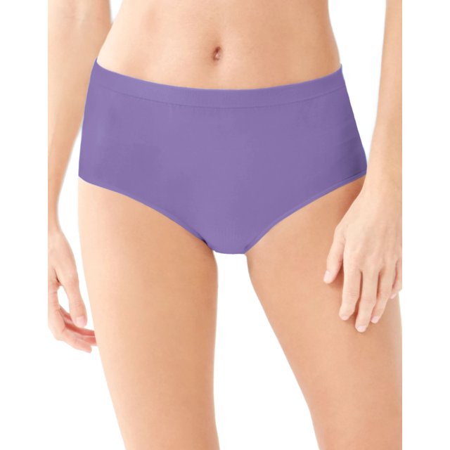 Bali Comfort Revolution Womens Microfiber Seamless Brief - Best-Seller, 8/9