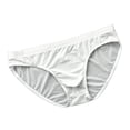 thumbnail image 1 of EOYWHK Men Cooling Silk Brief Low Rise Stretch Nylon Underwear Breathable Seamless Swim Trunks ,M-3XL, 1 of 3