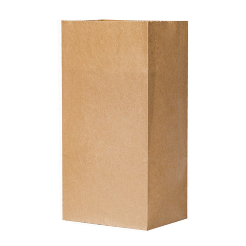 MesaSe 10Pcs Bags Thickened Waterproof Kraft Paper Compostable Food Grade Paper Bags for Candy