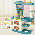 thumbnail image 3 of Kids Kitchen Playset, Interactive 51pcs Play Kitchen Toy Set Enhance Cognition  for Toddlers for Home, 3 of 8