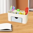 thumbnail image 4 of Chmadoxn Office Storage & Organization, Multi Functional Desktop Organizer Drawer Student Stationery Organizer Jewelry Cosmetics Desk Organizer Box Plastic Desktop Organizer, 4 of 6
