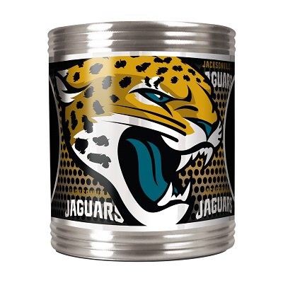Jacksonville Jaguars Support de Canette en Acier Inoxydable avec Graphiques Métalliques