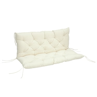 Outsunny 2 Seater Garden Bench Cushions, 3.9 Inch Thick Outdoor Soft Pad