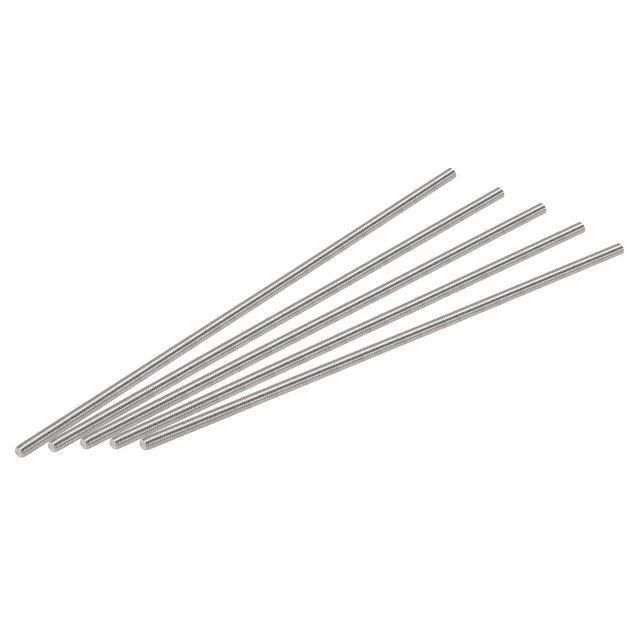 Unique Bargains M3 x 120mm Fully Threaded Rod 304 Stainless Steel Right Hand Threads 15 Pack