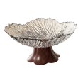 thumbnail image 2 of Elodie Pedestal Fruit Bowl Decorative Serving Tray for Kitchen Counter Home Wedding White, 2 of 8