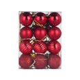 thumbnail image 1 of 30mm Christmas Xmas Tree Ball Bauble Hanging Home Party Ornament Decor 24PC, 1 of 9