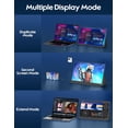 thumbnail image 3 of Portable Monitor, 15.6" 1080P FHD Laptop Monitor USB-C HDMI Computer Display IPS Second Screen W/Smart Cover &amp; Dual Speakers, Laptop Extended Monitor for PC Phone Mac Xbox PS4/5 S, 3 of 7