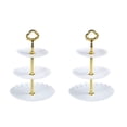 thumbnail image 3 of EGNMCR 3-Tier Cupcake Stand Cake Dessert Wedding Event Party Display Tower Round baking tool, 3 of 3