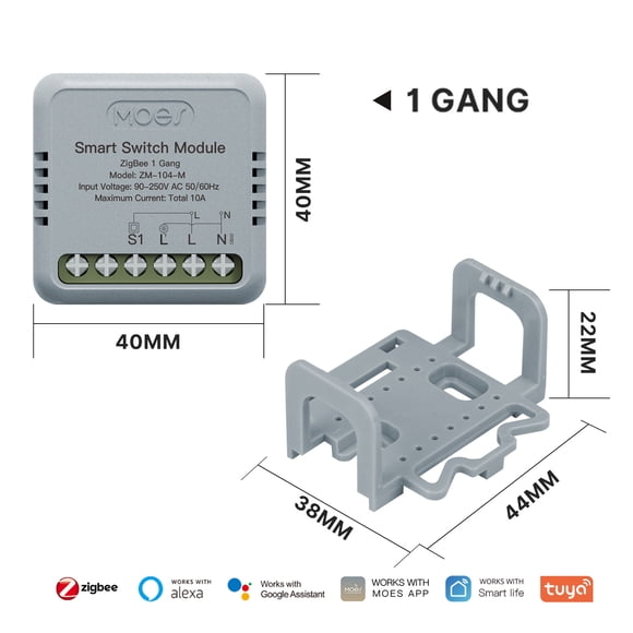 zigbee Smart Light Switch Module Tayu Smart Home Switch Mini On/Off Circuit 1-Way /2-Way DIY