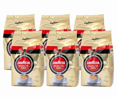 Lavazza QUALITA ORO Medium Blend Coffee Beans 1 Kg / 2.2 Lbs (6/Case)