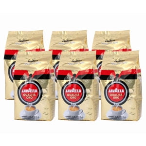 Lavazza QUALITA ORO Haricots de café à mélange moyen 1 Kg / 2.2 Lbs (6/Case)