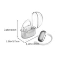 thumbnail image 3 of HLONK Écouteurs Bluetooth à Grande Capacité avec Étui Transparent, Écouteurs Sport Sans Fil avec Autonomie Prolongée et Mise en Forme Sécurisée, 3 of 4