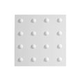 thumbnail image 1 of Fasade Dome Matte White Wall Panel Sample 12" x 12", 1 of 1