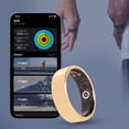 thumbnail image 4 of Bague Sportive Intelligente, Bague de Comptage de Pas Aide au Sommeil Musique Batterie Li 18 mAh Contrôle Fonction de Localisation GPS pour Course Cyclisme Randonnée Taille 6 16,5 mm / 0,65 Po, Taille 7 17,4 mm, 4 of 7